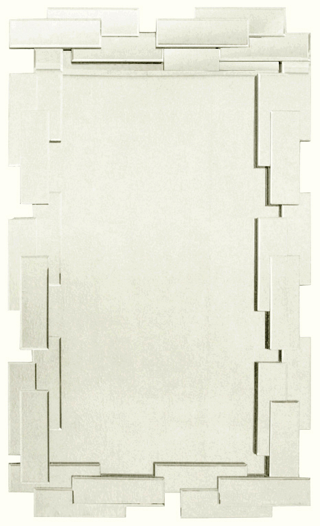 MC007 Wall décor art mirror on mirror rectangular modern